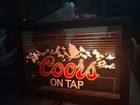 Coors Rocky Mountains Vintage Bar Light Sign