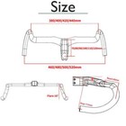 Internal Cable Routing Road Bike Handlebar Carbon Integrated Gravel Handlebar