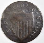 1787 New Jersey Colonial Copper   Date Worn Away But Diagnostics Indicate 1787