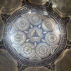 8 Inch Seven Chakra Flower Of Life Shri Yantra Carved Bowl-tibetan Singing Bowl