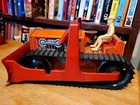 Nice Vintage 1940 s Marx  Tin Litho  Caterpillar Diesel Wind Up  Farm Tractor