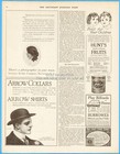 1913 Arrow Collars And Shirts Cluett   Peabody Antique Original Print Fashion Ad