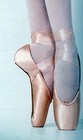  Capezio Aria Pointe Shoes Satin  121 M W Ww Stretch Ribbon    Elastic Included