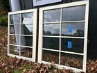 2 -36 X 28 Vintage Large Window Sashes Old 8 Pane Frame 1970s  Arts   Craft