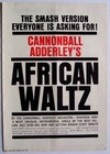 Cannonball Adderley 1961 Vintage Poster Advert African Waltz