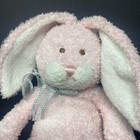 Ty Baby Pink Bunny Rabbit Plush Baby Embroidered On Foot 2005 Stuffed Animal 