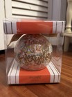 Happy Everything Christmas Ornament Confetti Glass Globe Coton Colors Decor New