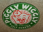 Vintage Piggly Wiggly Original Self Service Grocery Store 6 Porcelain Metal Sign