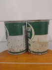 Vintage Quart Motor Oil Can Metal Advertising Quaker State General Store Display