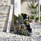 Euiroet Magical Dragon Statue Gutter Downspout Extender Garden Ornament Decor