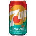 7up Tropical Caffeine Free Lemon Lime Mango Peach Soda Pop 12 Fl Oz 12 Pack Can 