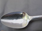 Unusual Finless Fiddle Coin Silver Teaspoon-marked Bh-reverse Taper 