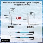 Sanlike Telescopic Fish Gaff With Stainless Sea Fishing Spear Hook Tackle  Soft