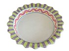 Pie Plate Piccadilly By Mackenzie Childs Discontinued - Free Shipping 