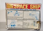 Vintage Alps Toy Battery Operated Disc Shooting Space Ship With Box