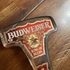 Vintage King Of Beers Budweiser Beer Acrylic Tap Pull Keg Handle Og