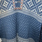 Dale Of Norway Pure Wool Vintage Ivory Blue Sweater Sz  Med Large