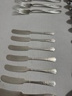Lot Of 45 Vintage Antique Silverplate Flatware Use Or Craft As Is Mixed Lot