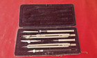 Vintage Precision  pracision  E  O Richter Drafting Drawing Engineering Set In C