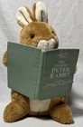 1999 Eden Peter Rabbit Story Telling 12  Plush Tested works  free Shipping 