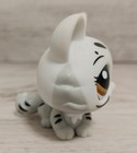 G4 Lps Littlest Pet Shop Lps   3585 White Black Gray Crouching Mommy Tiger