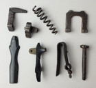 Iron And Brass Gun Parts Lot - 8 Pieces - Fur Trade Era - Cass County Mn Relics