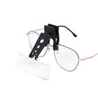 Clip On Glasses Type Magnifier  1 5x 2 5x 3 5x Magnification 85x30mm  Clear