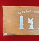 Genuine Kingsway Florentine Replica 11th Century Figures Chess Set See Pictures