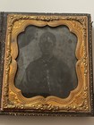Original Confederate Ambrotype 2nd Lt Va Or Nc And Confed Money 10  And 75 Cent