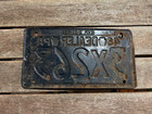 1948 Pennsylvania Dealer License Plate 3x263