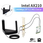 M 2 Wifi 6e Adapter For Intel Ax210 Mini Desktop Kit Wireless Network Wifi Card