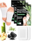 Rosemary Foot Patches With Bamboo  Ginger  Vinegar  Charcoal - Pack Of 3