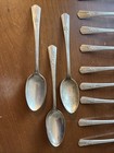 Vtg Wm Rogers Mfg Triumph Silverplate Flatware 24 Spoon Lot Unpolished