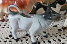 Lot Of 7 Vintage Porcelain Ceramic Cow Pitchers