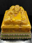5 4  Qianlong Chinese Natural Tianhuang Shoushan Stone Carving Dragon Seal