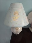 Vtg  2003 Precious Moments Nursery Lamp  Shade Turns For Boy Or Girl no Box 