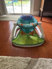 Fisher-price Infant Baby Bouncer Seat With Toy Bar Blue Green Orange White
