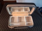 Vintage Samsonite Silhouette Hard Shell Train Case Vanity Makeup Luggage W  Keys