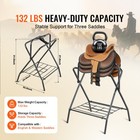 Folding Saddle Rack Portable Freestanding Horse Saddle Stand 132 Lbs