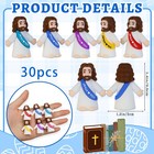 Bamamon 30 Pcs Little Jesus 1 2 X 1 4 Inches  10 Color 30 Loves You
