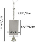 Bird Mirror Bird Swing  Parrot Cage Toys swing Hanging Play With Mirror For Maca