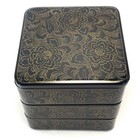 Wajima Lacquerware Nesting Box Japanese Collectible Pre-owned From Japan