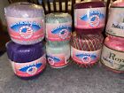 Crochet Thread Lot Of 9 Americas Best  Royal Variety Sizes  Colors