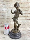 Bronze Violin Viola Player Statue Figurine Orchestra Sculpture Music Gifts Deal