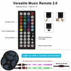 32 8ft 16 4ft Led Strip Lights 5050 Rgb Bluetooth Color Change Remote For Rooms