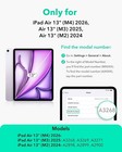 2 Pack For Ipad Air 13 Inch  m4 m3 m2 2026 2025  Screen Protector Tempered Glass