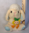 Vintage Lamb Plush Fairview 1988  10  Tall Easter Holding Chick Flower Soft Toy