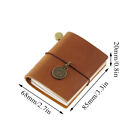 Pu Leather Vintage Journal Notebook Paper Writing Diary 128 Pages Travel Notepad