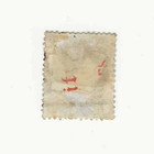 1877 Used Great Britain 1 Penny Inland Revenue Stamp Queen Victoria Fancy Cancel