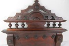Ornate Antique Pediment Hand Carved 1800 s 21-1 2  Long X 18  Tall